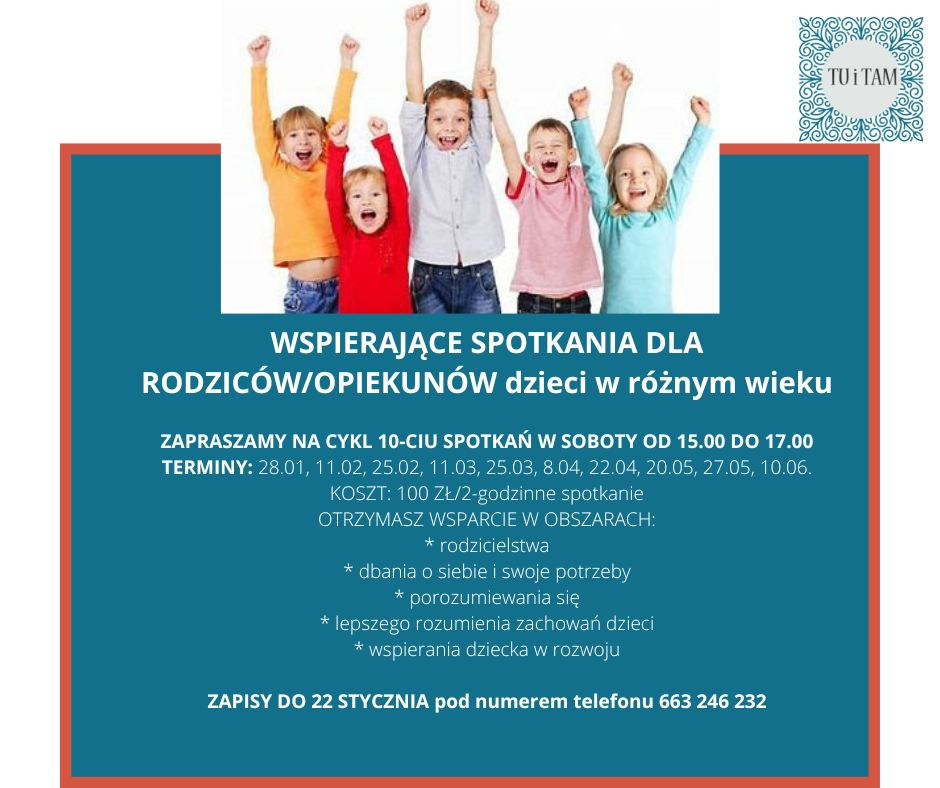 Read more about the article Wspierajace spotkania dla Rodziców
