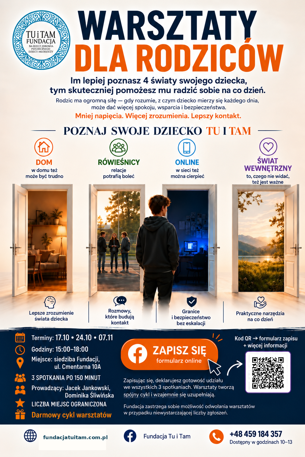 Poznaj swoje dziecko TU I TAM — bezpłatne warsztaty dla rodziców